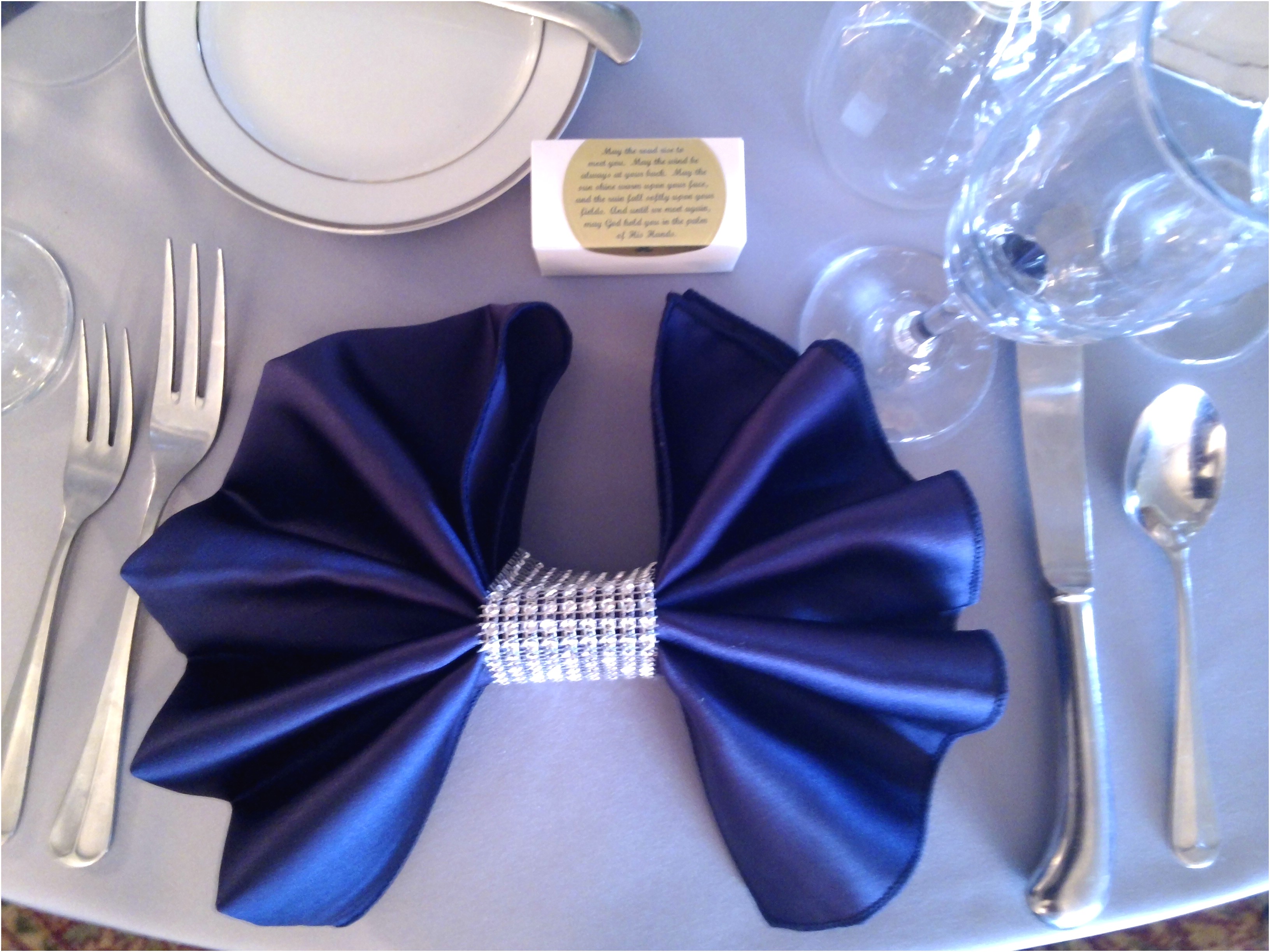 serviettes de décoration pour un festin