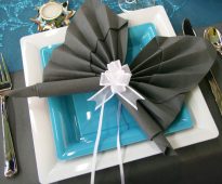 décoration de table en papier