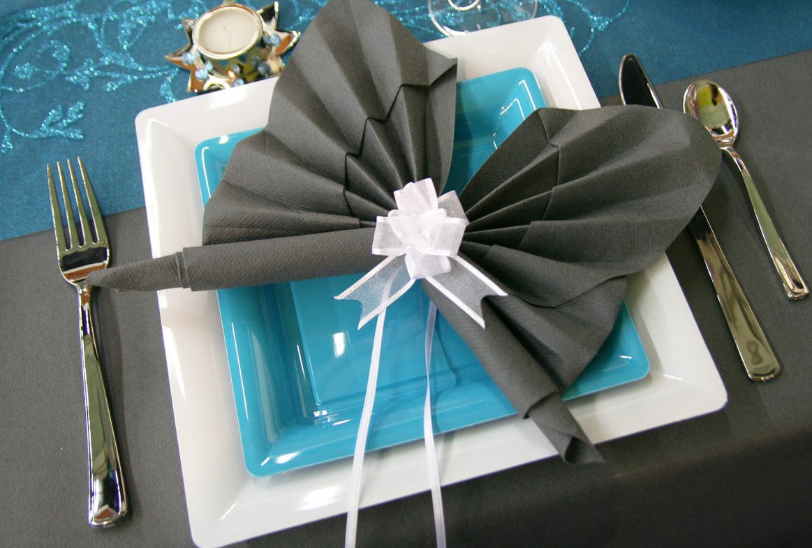 décoration de table en papier