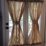 rideaux de fenêtre en toile de jute