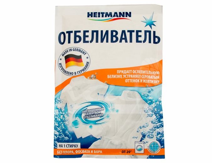 Heitmann bleach pack without chlorine and phosphates
