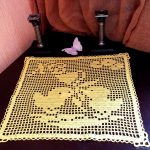 serviette de Pâques au crochet