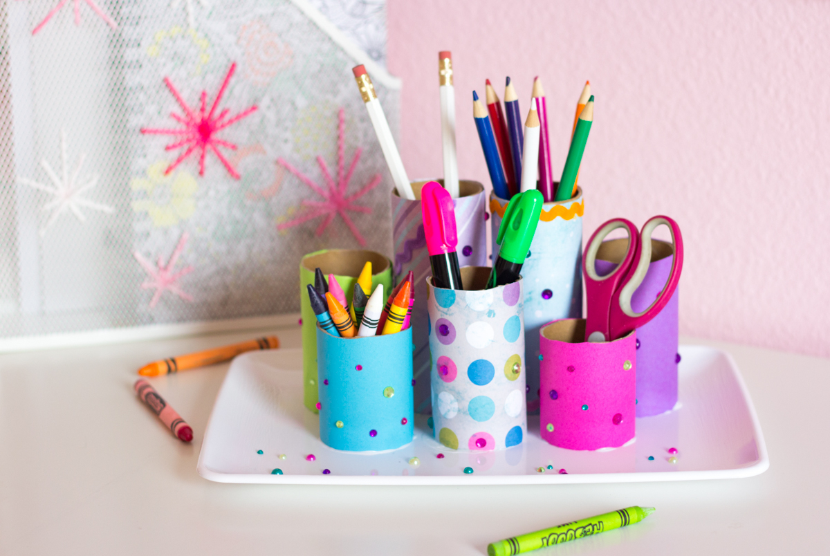stand de crayon décoration