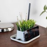 support de téléphone d'herbe