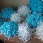 pompons de serviettes de designer