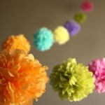 pompons de conception de serviettes design