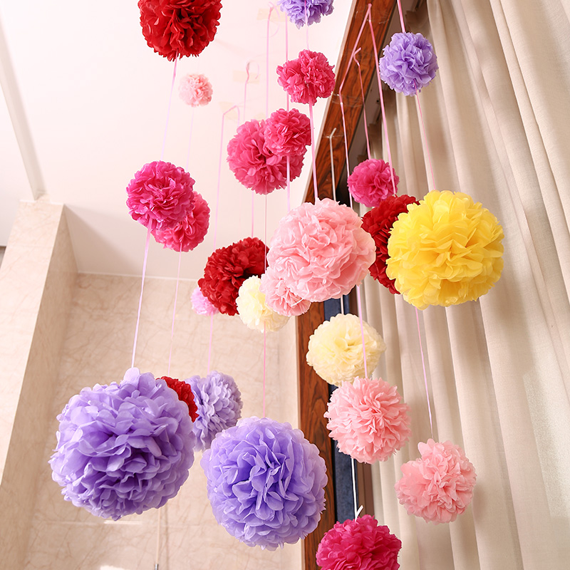 Photo de conception de pompons de serviettes en papier