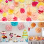 pompons de serviettes de designer pour la décoration