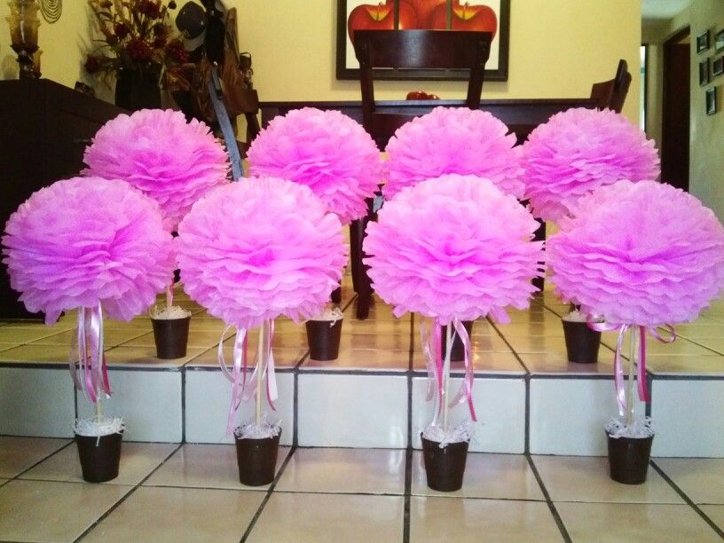 pompons de serviettes en papier photo interieur