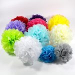 pompons d'idées de design de serviettes de table