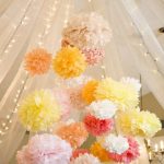 pompons d'idées de design de serviettes de table