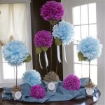 pompons de l'intérieur des serviettes de designer