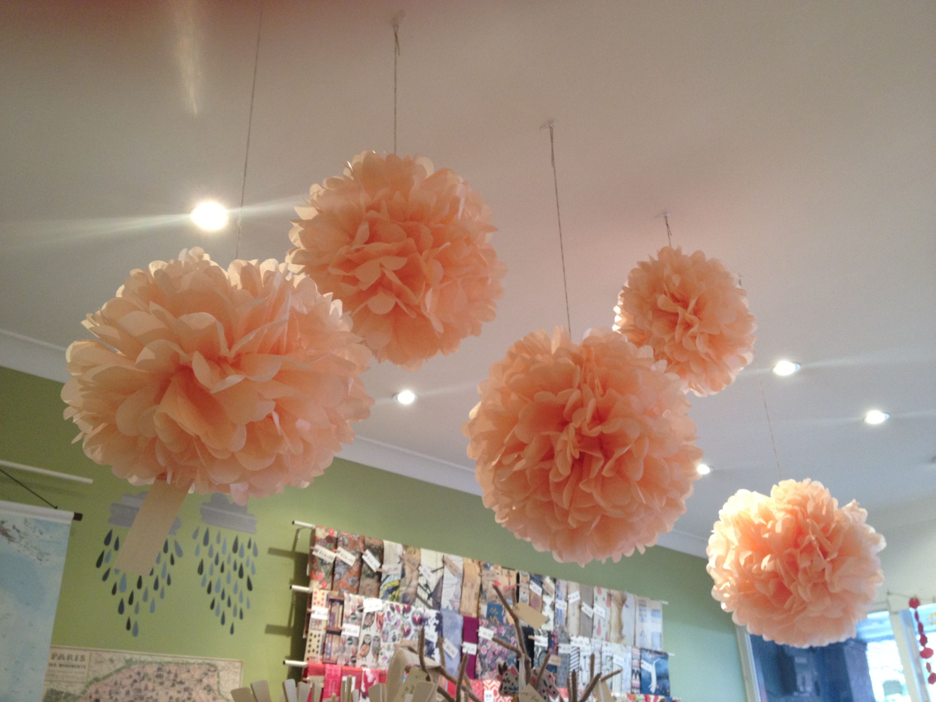 pompons de serviettes en papier photo intérieure