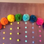 pompons de serviettes de designer irisées