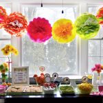 Pompons de serviettes de designer multicolores