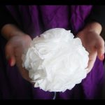 pompons de serviettes de designer faites-le vous-même