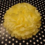 pompons de serviettes de table lumineuses