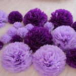 pompons d'idées de design de serviettes de table