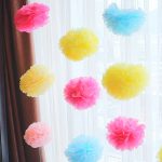 pompons de conception photo serviettes design