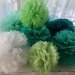 pompons d'idées de photo de serviettes de designer