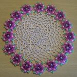 décor de serviette perlée