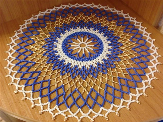 serviette perle photo decor