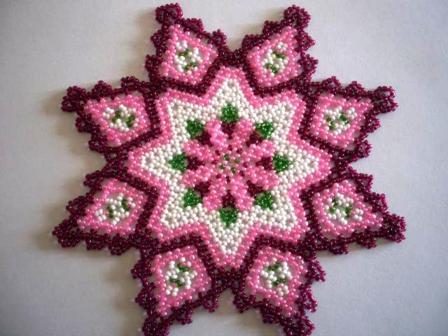 idées de décoration de serviette perlée