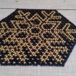 serviette perle photo decor
