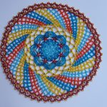 serviettes de perles enregistrement d'une photo