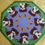 serviettes en perles