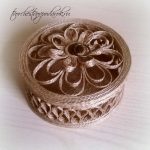 boîte à bijoux en jute