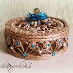 photo de conception de boîte de jute