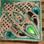 coffret d'idées de conception de jute