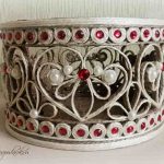 décor de photo de boîte de jute