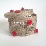 boîte à bijoux en jute