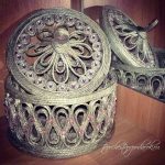 boîte à bijoux en jute faites-le vous-même design décor