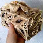 boîte de jute avec vos mains comment faire