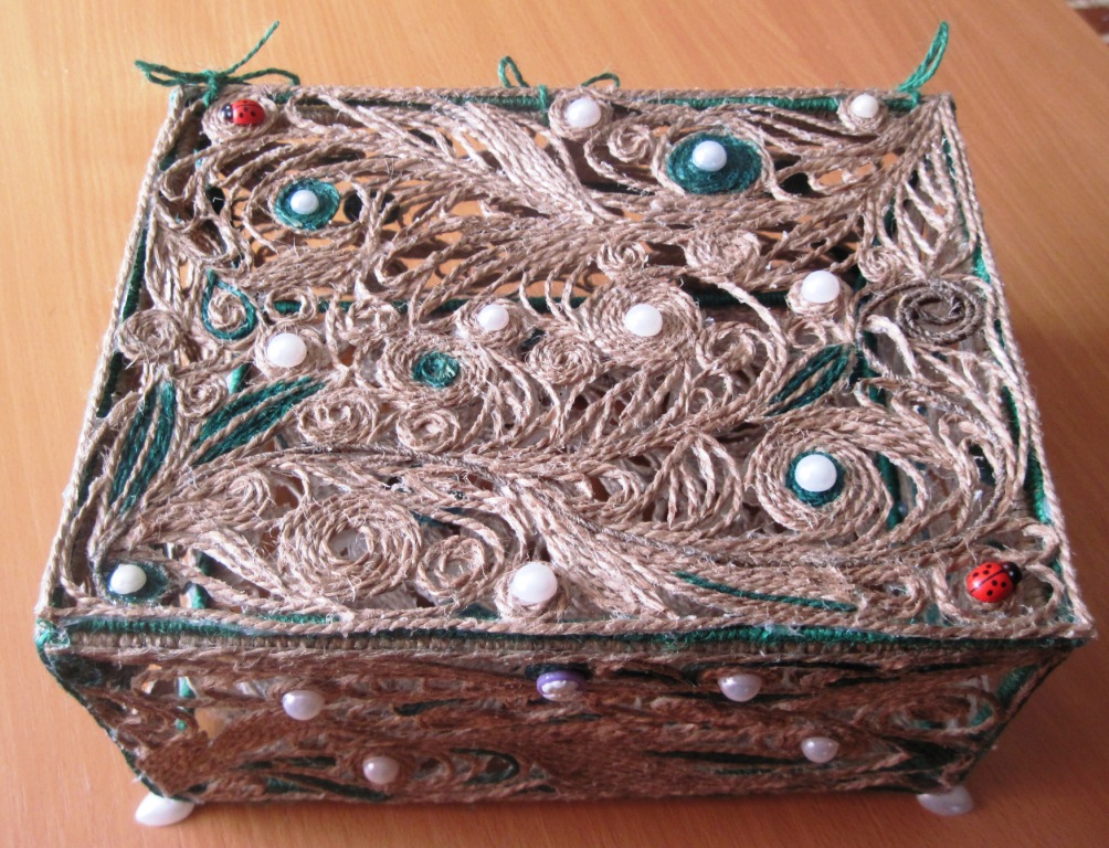 boîte de jute idées de bricolage