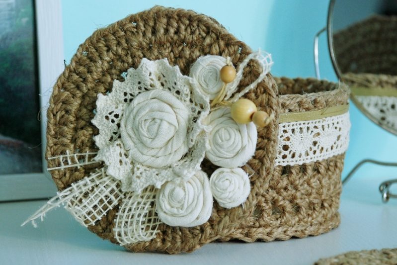 idées de conception de boîte à bijoux au crochet