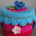 photo de conception de boîte de bijoux de crochet