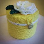 idées de décor de boîte de bijoux de crochet