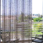 Jute rope sheer curtain
