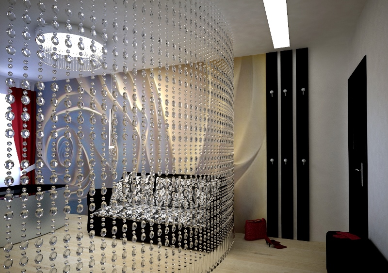 rideaux de perles idées de décoration