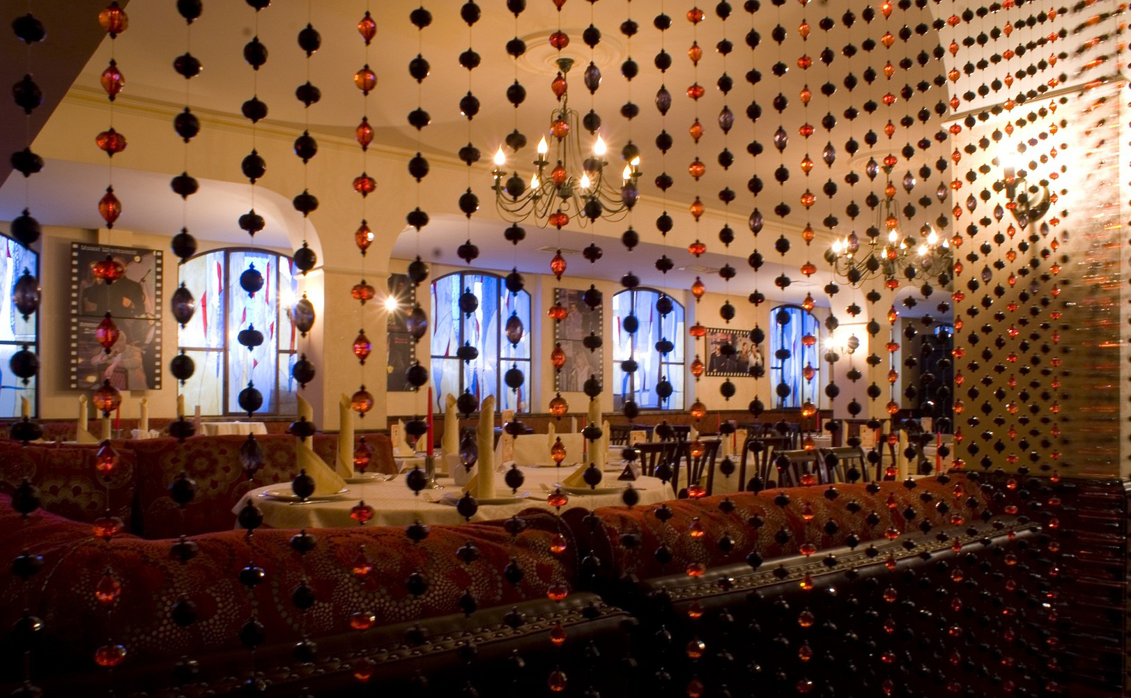 rideaux de perles design