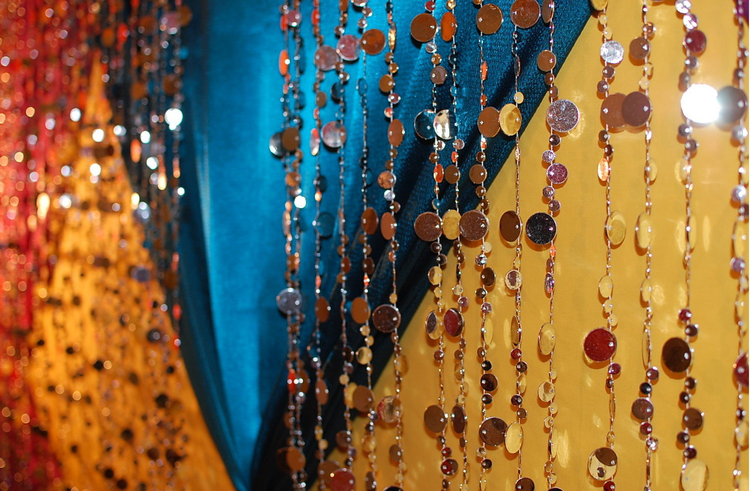 rideaux de perles idées de photo