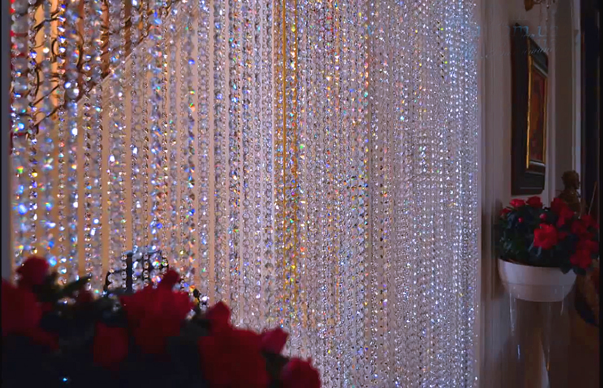 rideaux de perles photo