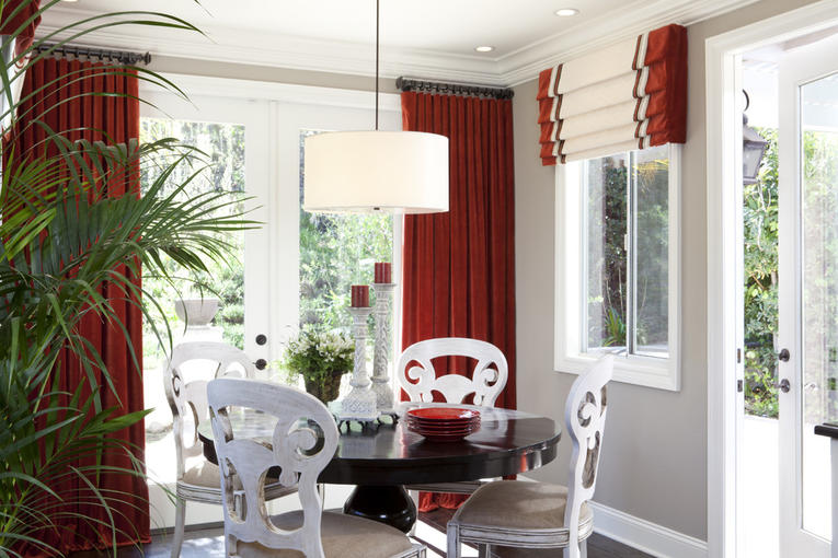 cortinas para design de papel de parede cinza