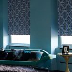 Belle impression sur les rideaux dans le salon