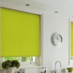 roller blinds in the kitchen