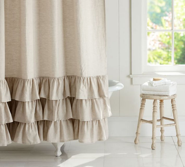 langsir dengan ruffles